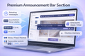 Announcement Bar – Shopify OS 2.0 Section